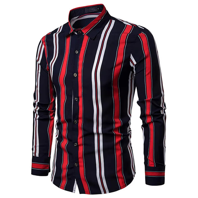 Langarmshirt mit dunklen Streifen – Bild 5 | LuxeStyle