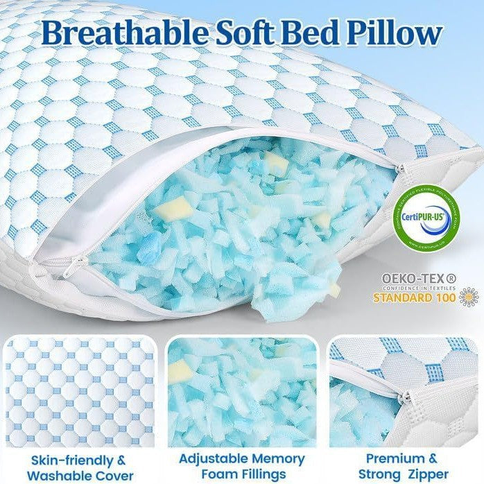 Memory Foam Kissen für erholsamen Schlaf