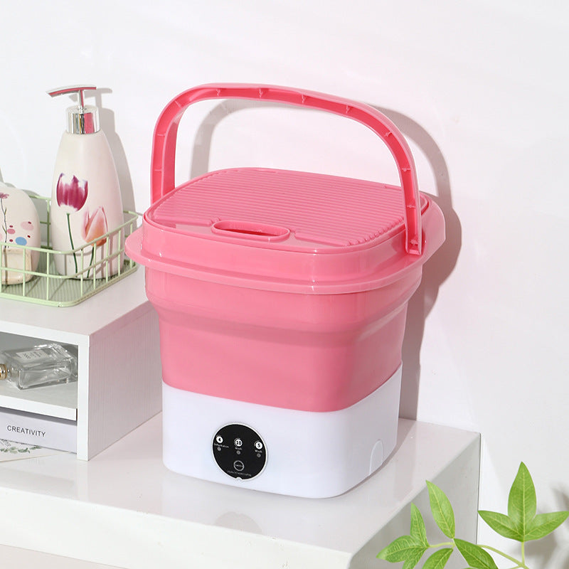 Faltbare Mini-Waschmaschine mit Trocknerfunktion