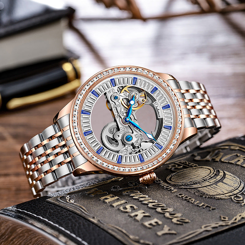 Luxus Zirkonia Mode-Uhr wasserdicht