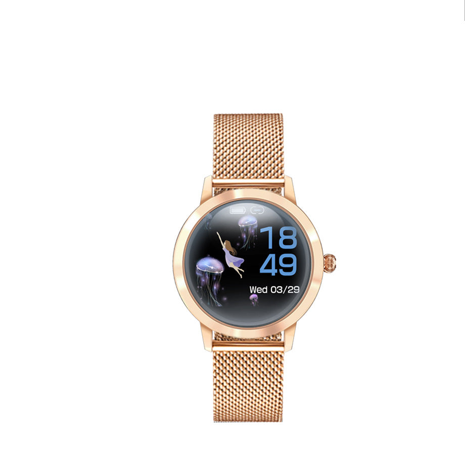 Smartwatch Rund mit Bluetooth und Pulsmesser | LuxeStyle
