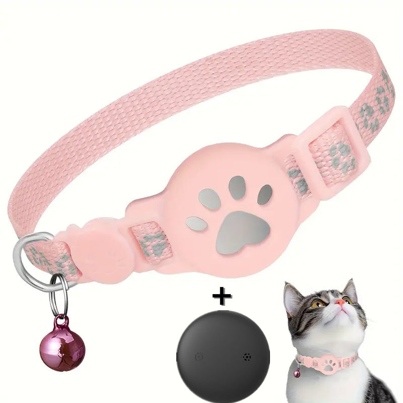 GPS-Halsband für Katzen mit Cartoon-Muster | LuxeStyle