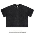 Vintage Cropped T-Shirt aus Baumwolle