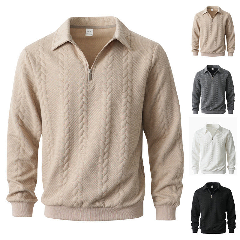 Herren Sport Hoodie mit Half-Zip