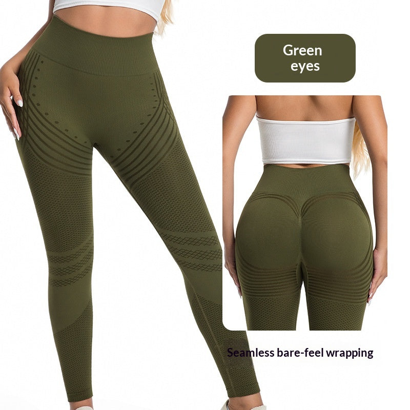 High-Waist Fitness Leggings mit Po-Push-up