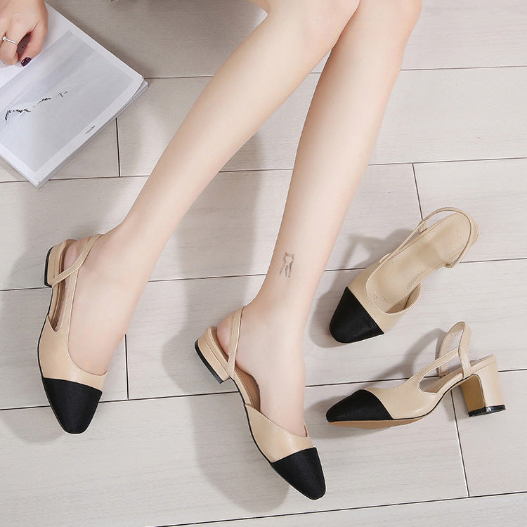 Damen Sandalette mit hohem Blockabsatz – Bild 4 | LuxeStyle