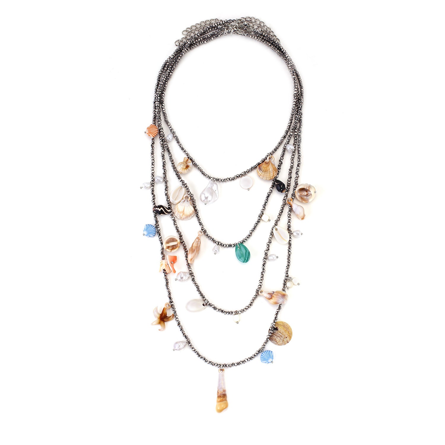 Schmuck-Halskette mit Muscheln