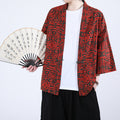 Chinesischer Cardigan mit Knopfleiste und Sonnenfaktor