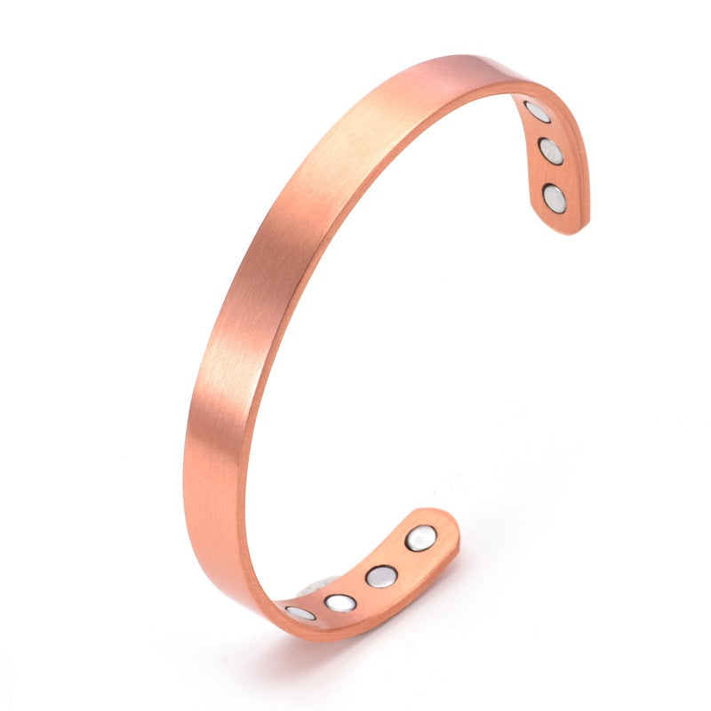 Kupfer Armreif & Ring Set mit Magneten