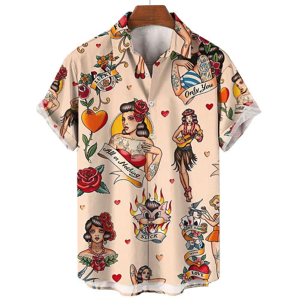 Herren-Shortsleeve-Shirt aus Hawaii