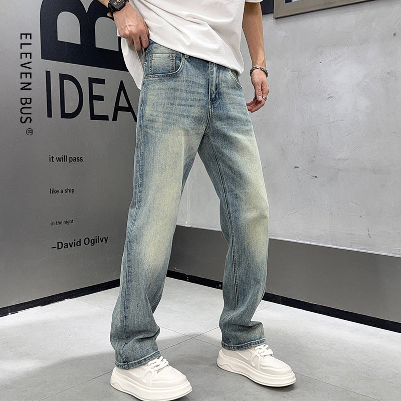 Herren Loose Fit Jeans Hellblau