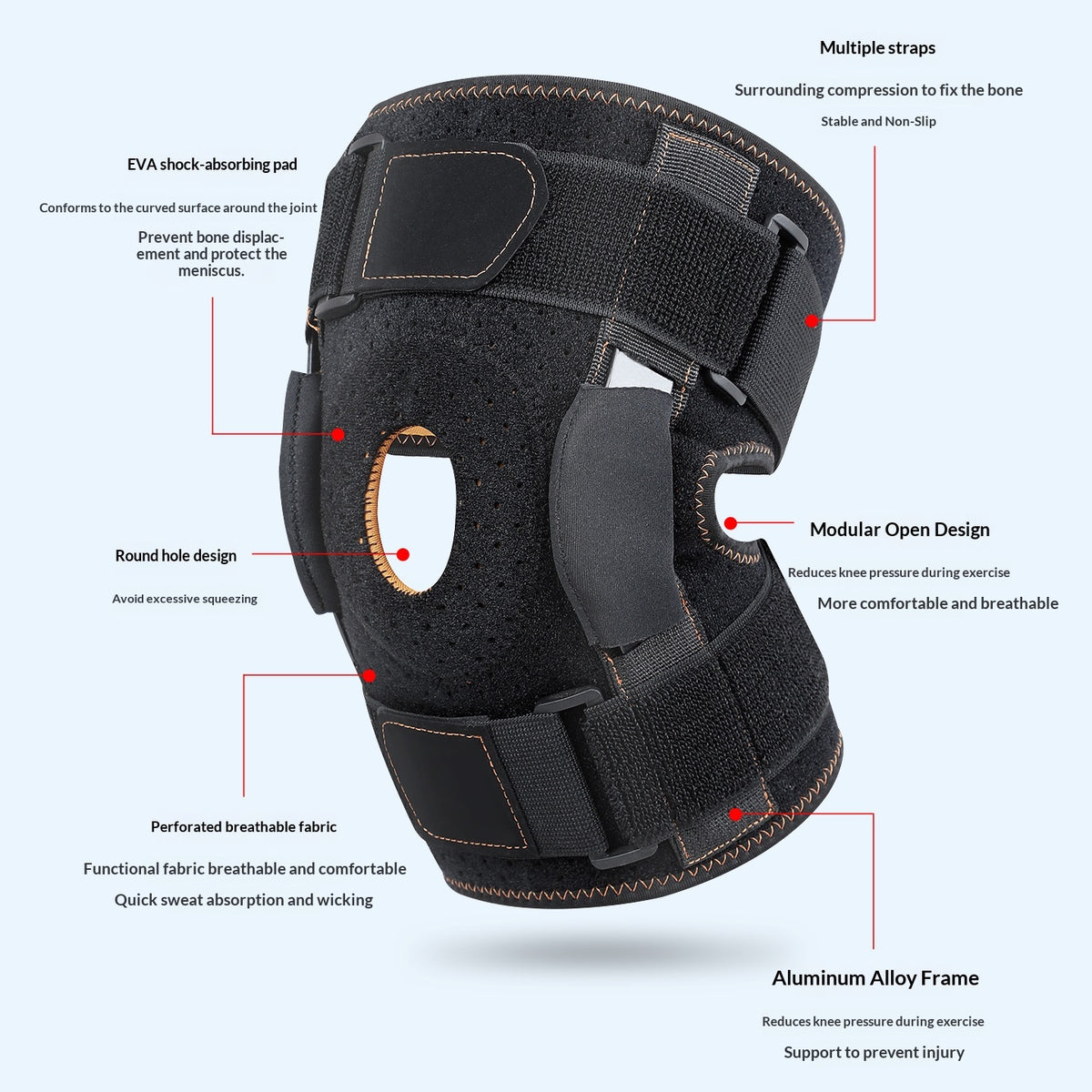 Knieschoner Sport-Stützbandage – Bild 4 | LuxeStyle