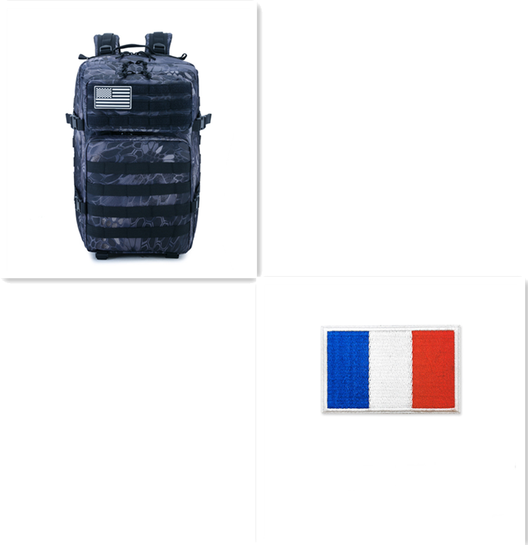 Taktischer Camouflage-Reiserucksack 36-55 L – Bild 10 | LuxeStyle