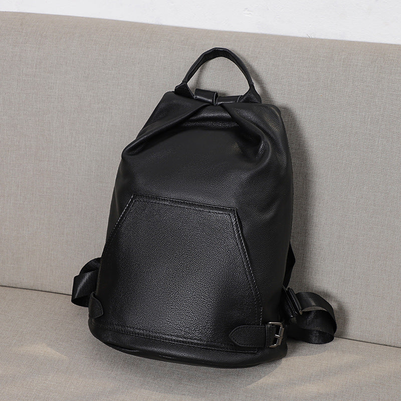 Anti-Diebstahl Rucksack aus echtem Leder – Bild 6 | LuxeStyle