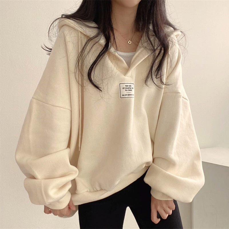 Lässiges Sweatshirt mit Kapuze