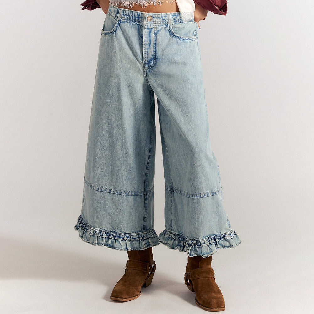 Mid-Rise Jeans, gerade geschnitten