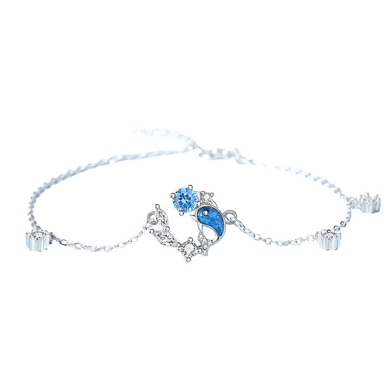 Delfin Armband für Damen aus 925 Sterling Silber – Bild 2 | LuxeStyle