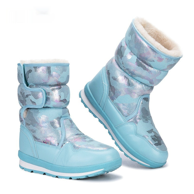 Gefütterte, wasserdichte Winterstiefel für Kinder – Bild 6 | LuxeStyle