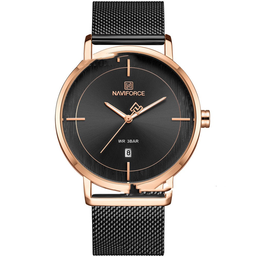 Quarz-Armbanduhr mit Kalenderfunktion