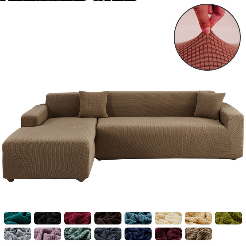 Elastischer Schonbezug für modulare Sofas
