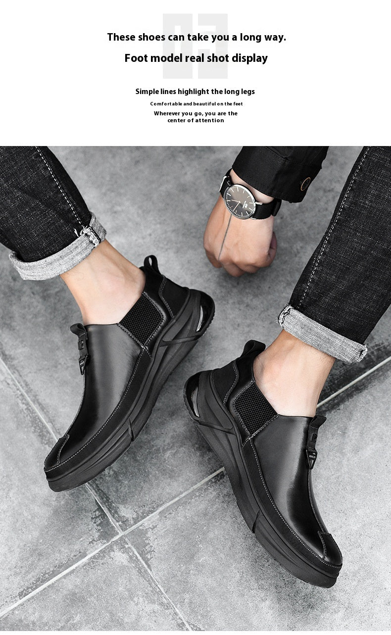 Business-Slipper aus Rindsleder mit dicker Sohle – Bild 2 | LuxeStyle