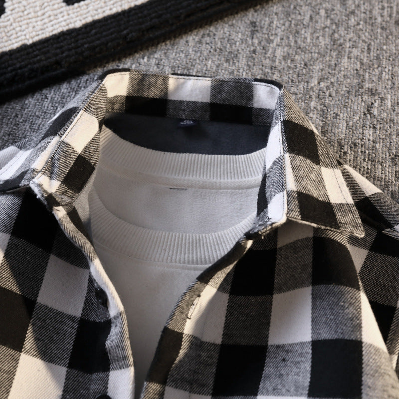 Herren Flannelhemd mit Fleecefutter – Bild 10 | LuxeStyle