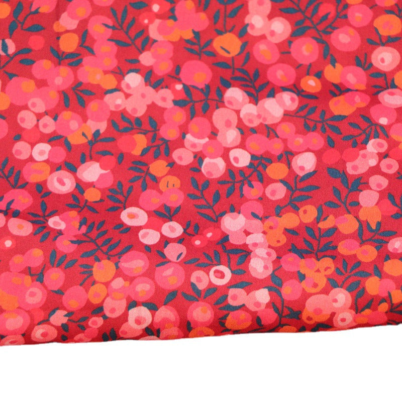 Baumwollstoff Wild Berry Wine Red – Bild 4 | LuxeStyle