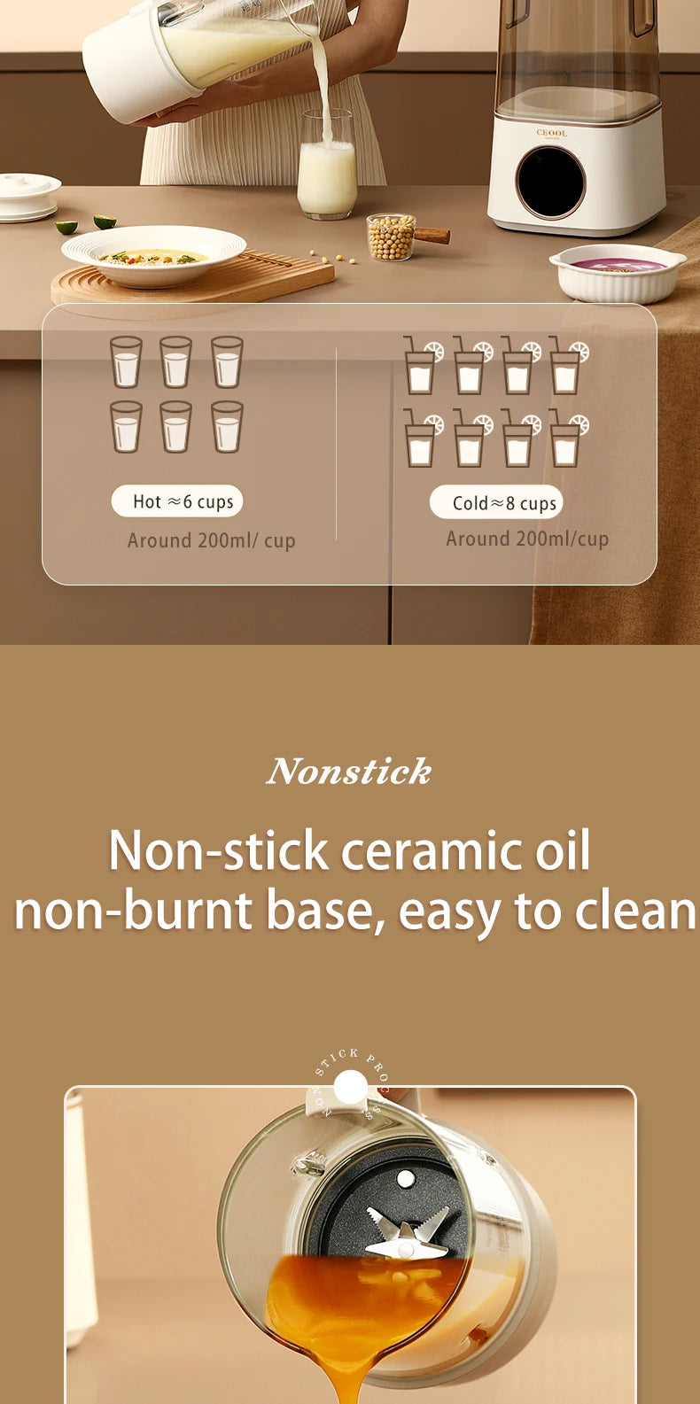 Automatische Mini-Sojamilchmaschine – Bild 10 | LuxeStyle
