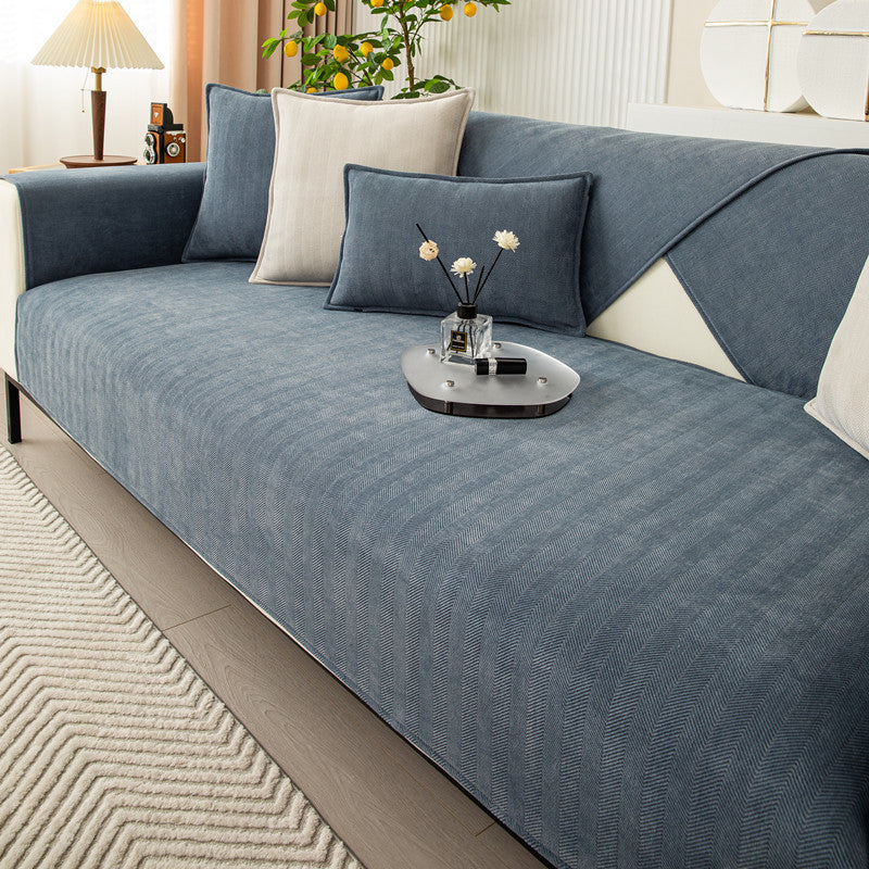Chenille Sofaüberwurf – Rutschfest & Luxuriös – Bild 5 | LuxeStyle