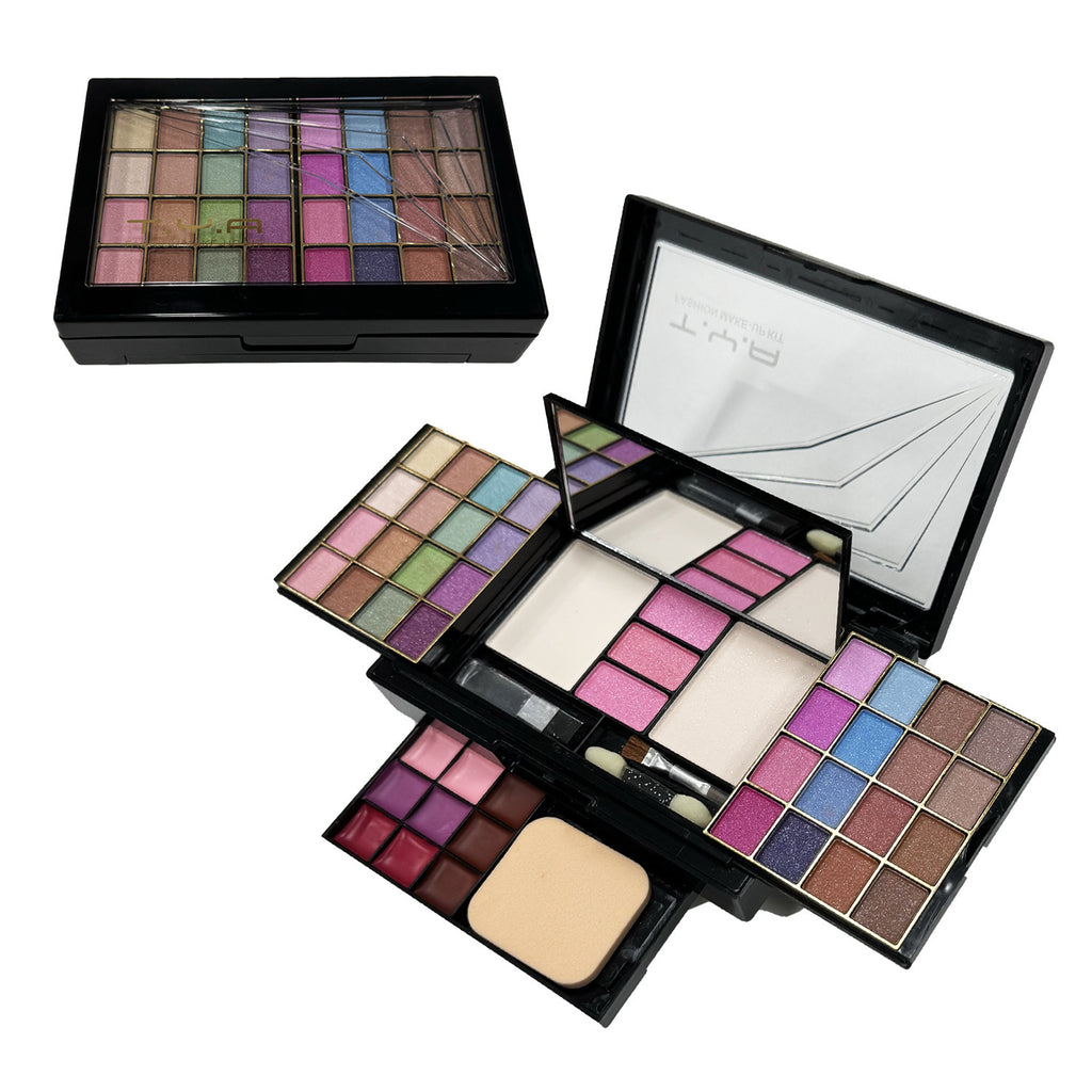 Lidschatten-Set mit 46 schimmernden Farben – Bild 2 | LuxeStyle