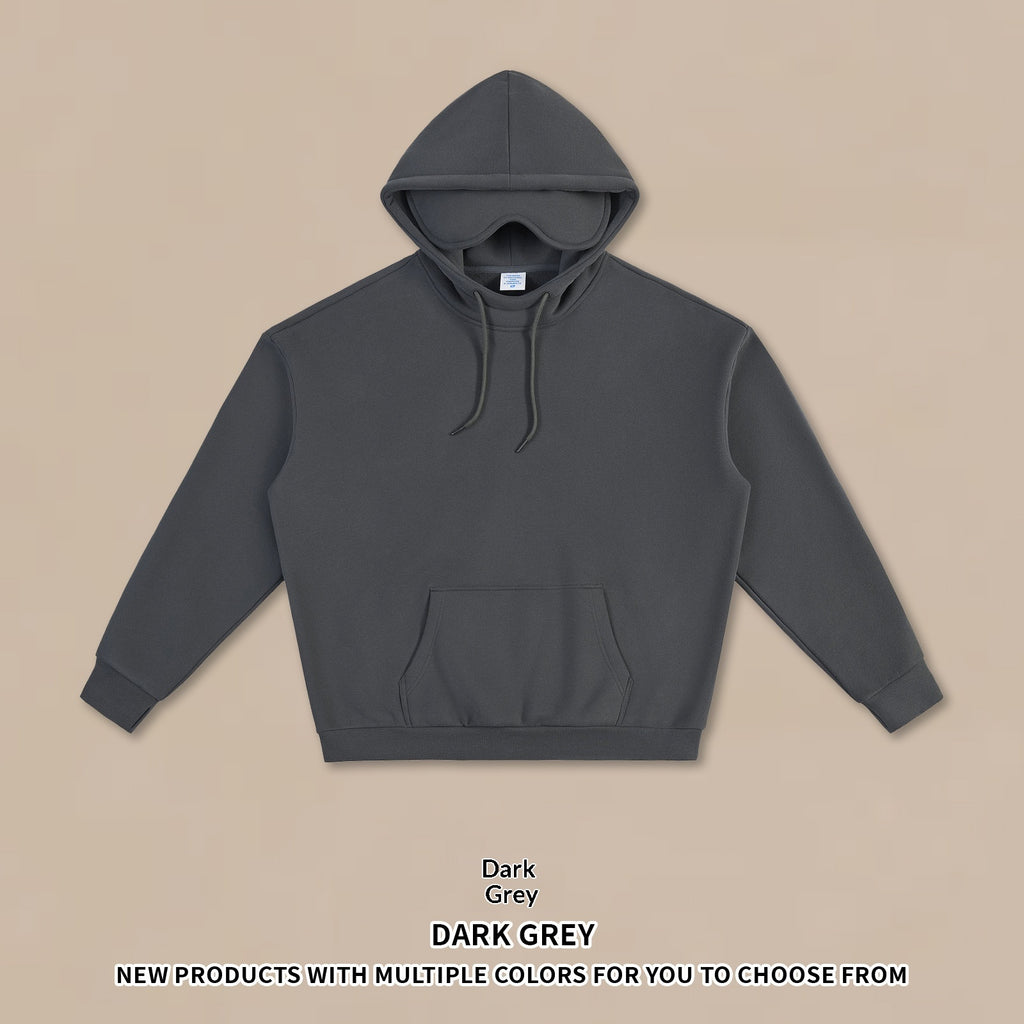 Kapuzenpullover mit Augenmaske und Fleecefutter