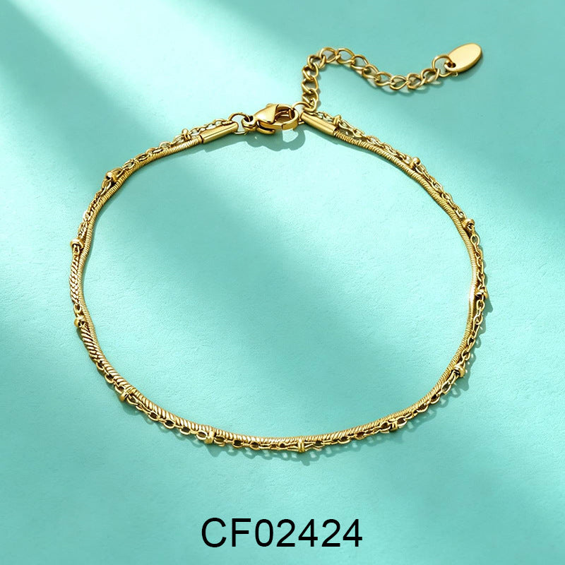 Einfacher Frauenknöchel-Schmuck