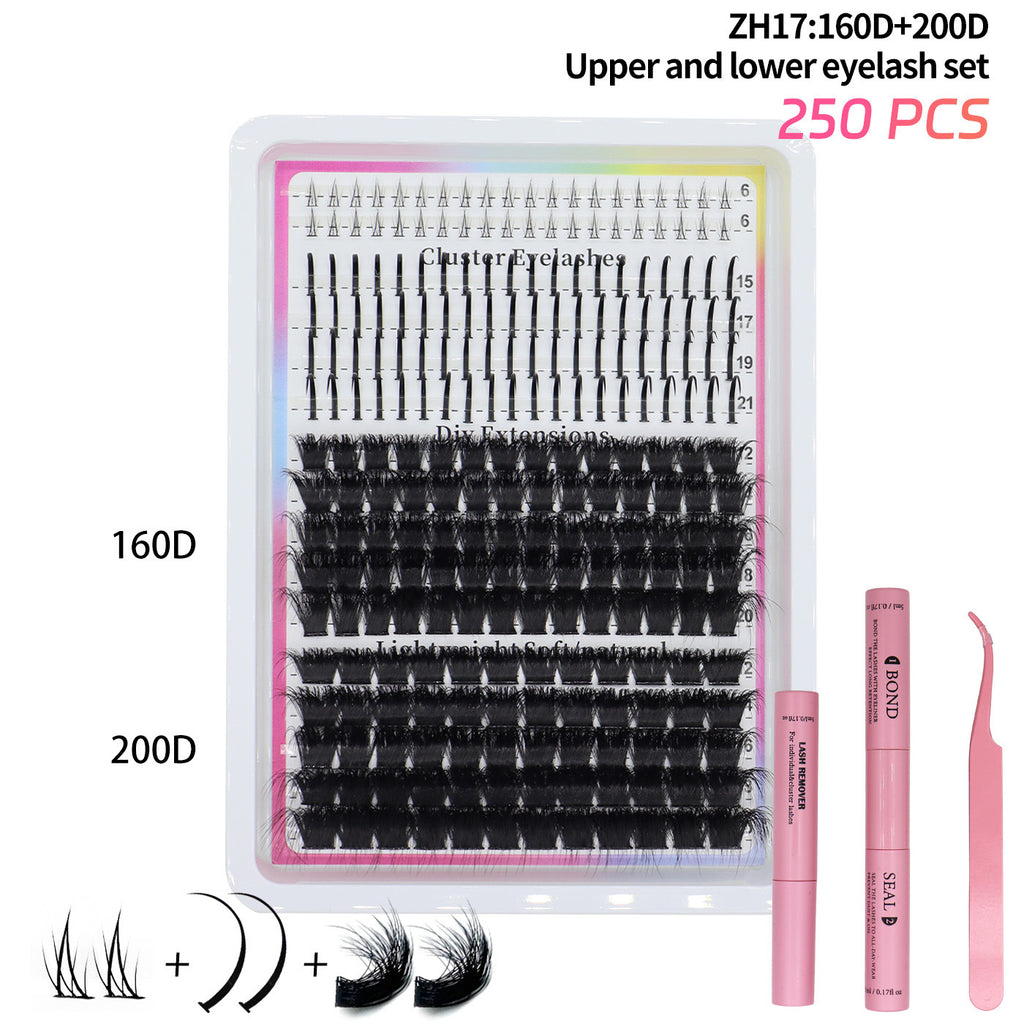Wunderschöne, dichte falsche Wimpern