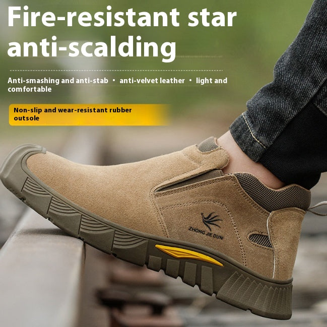 Robuste Sicherheitsstiefel mit Stahlkappe – Bild 4 | LuxeStyle