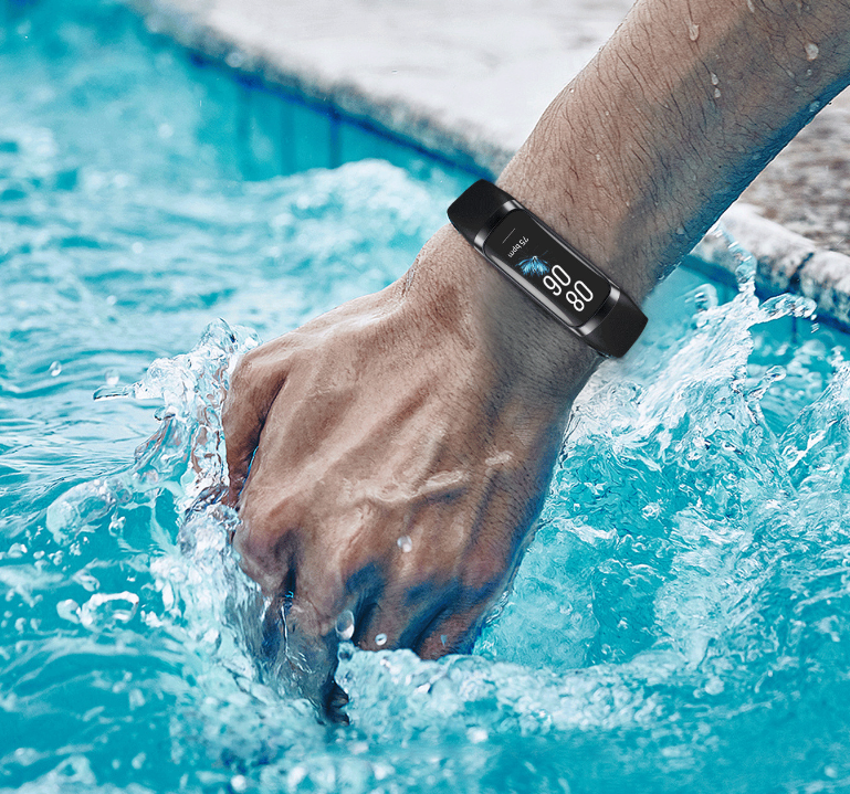 C60 Smartwatch mit HD-Display und Temperaturmessung