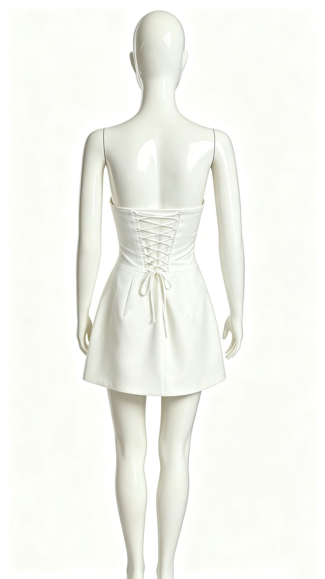 Strapless A-Linie Kleid