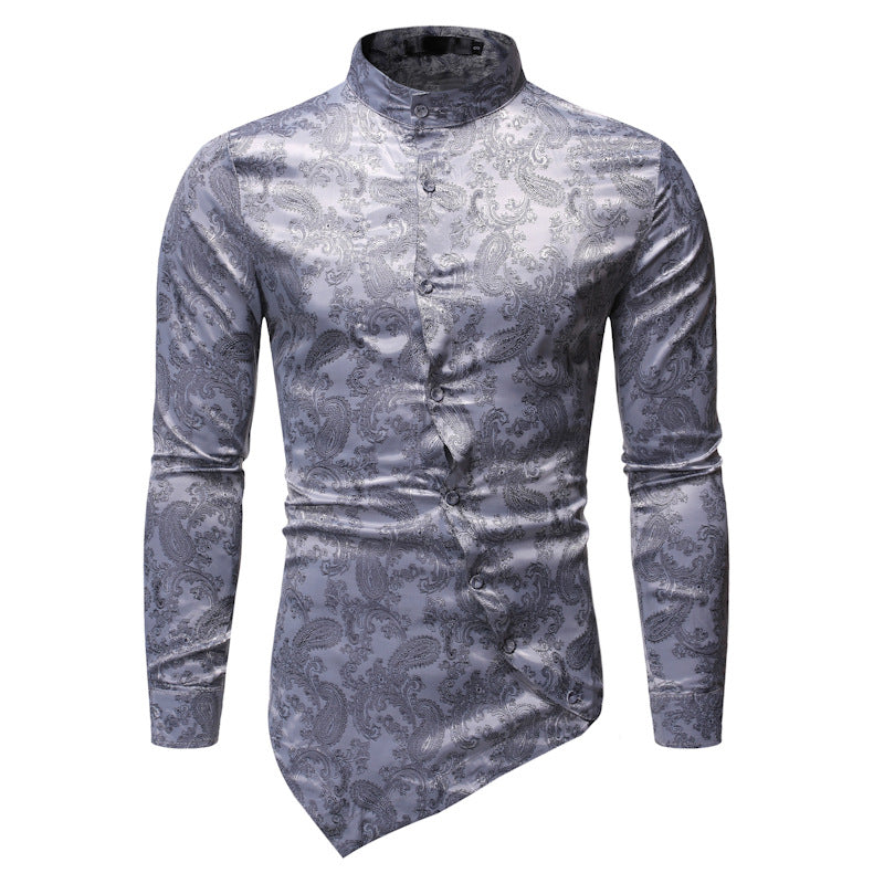 Langarmhemd mit unregelmässigem Saum – Bild 5 | LuxeStyle