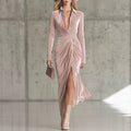 Langarm-Kleid