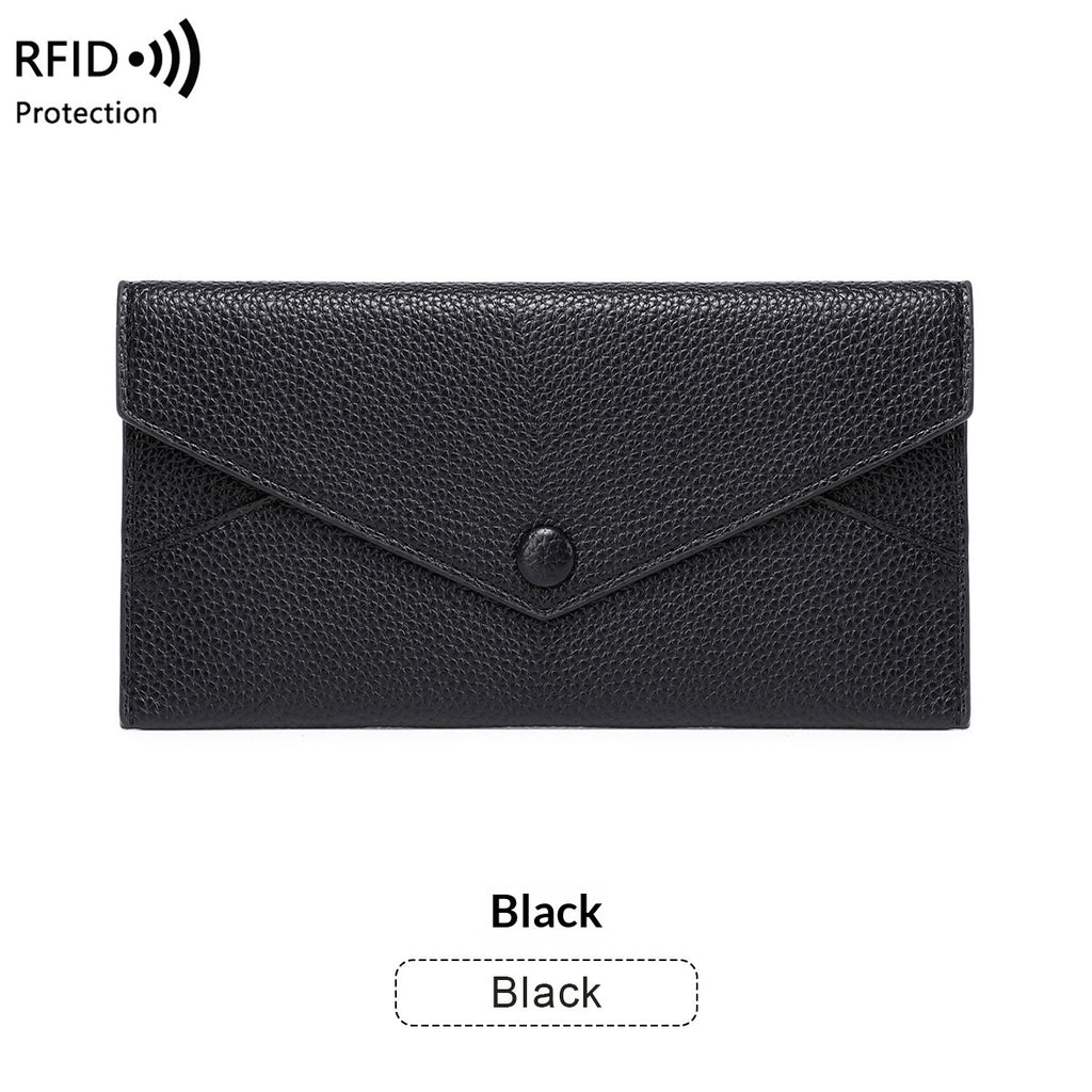 RFID-Sicheres Portemonnaie – Schwarz – Bild 3 | LuxeStyle