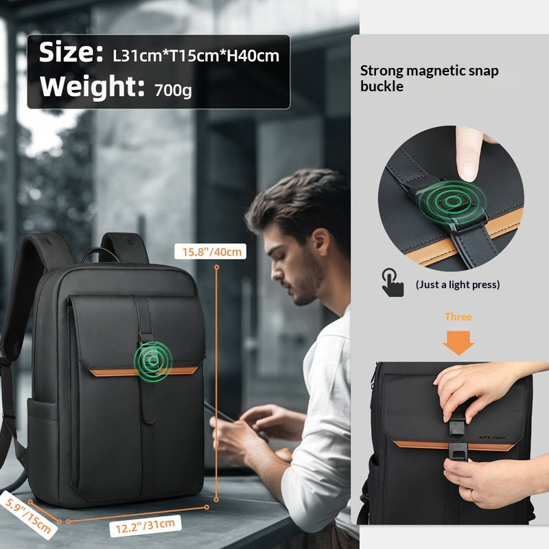 Minimalistischer Pendler-Rucksack für 15-Zoll-Laptops – Ansicht 2