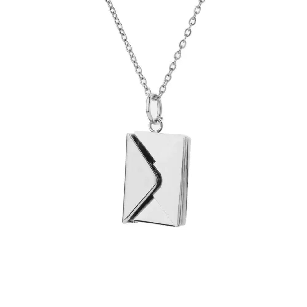 Knoten-Halskette «To my Love» · Geschenk-Set mit Rose