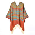 Boho-Schal mit Quasten und Jacquardmuster | LuxeStyle