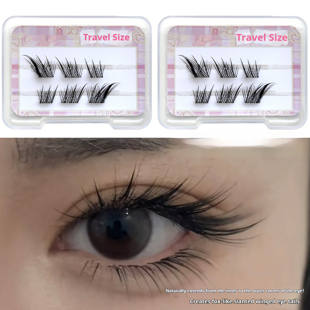 Falsche Wimpern, selbstklebend, natürlich gewellt