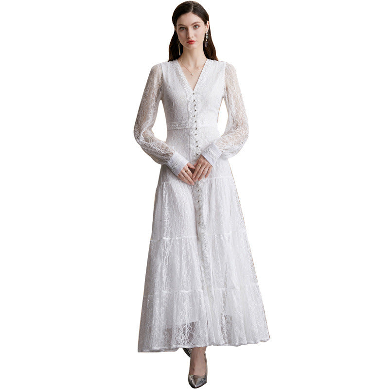 Elegantes Off-Shoulder A-Linien Kleid