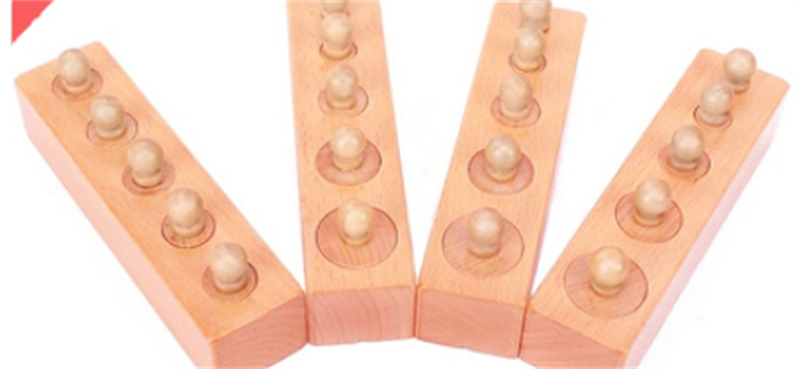 Montessori Steckzylinder aus Buchenholz – Bild 4 | LuxeStyle