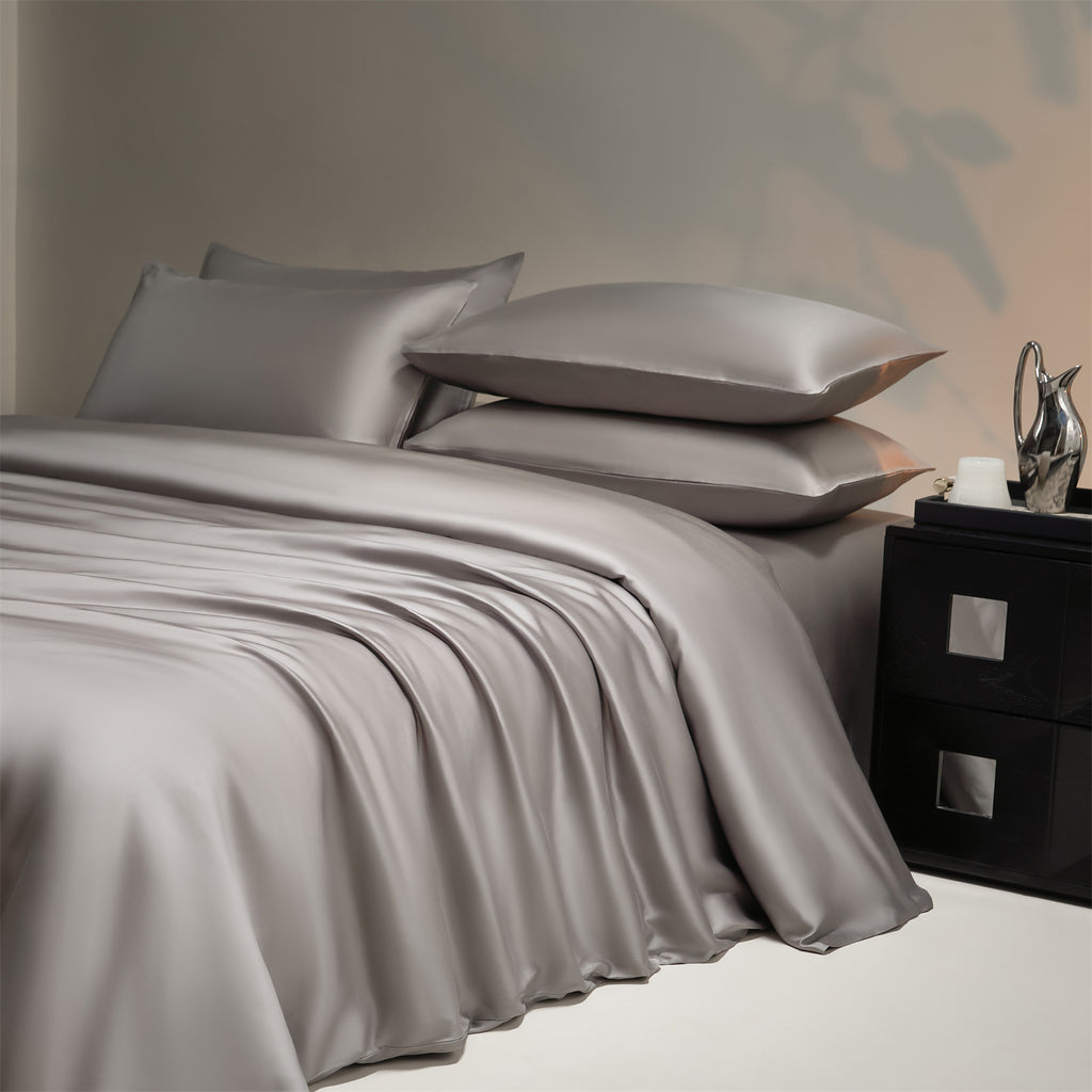 Tencel Satin-Bettwäsche-Set, 4-teilig