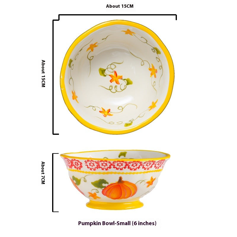 Kürbis-Tafelgeschirr Set
