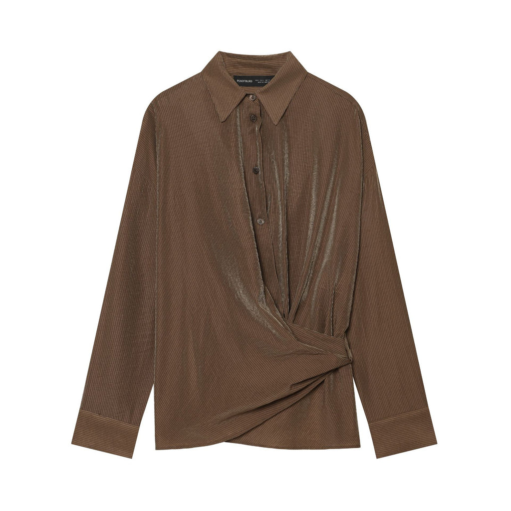 Langarm-Shirt mit Karo-Muster