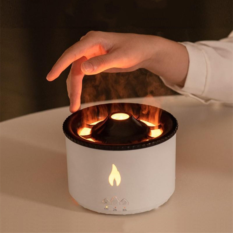 Vulkan Aroma Diffuser mit Flammen- & Quallen-Effekt – Bild 10 | LuxeStyle