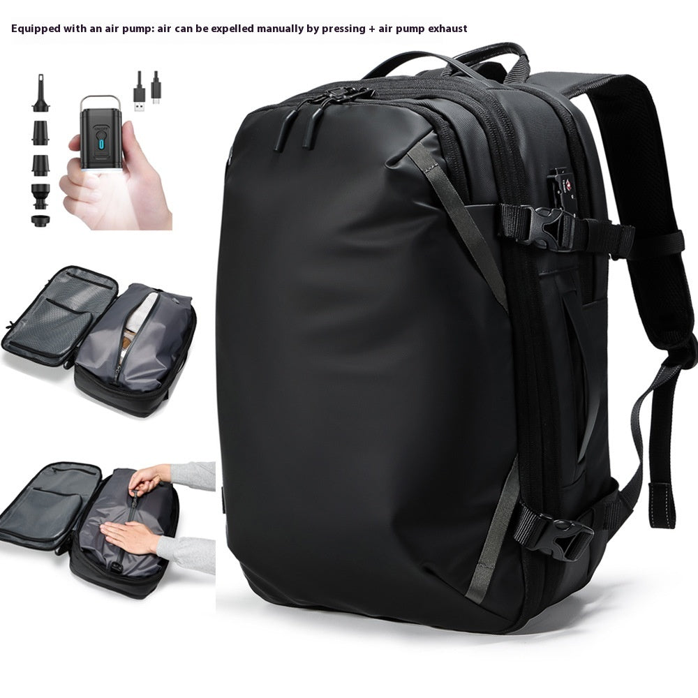 Männlicher Kompressionsrucksack mit Vakuum | LuxeStyle